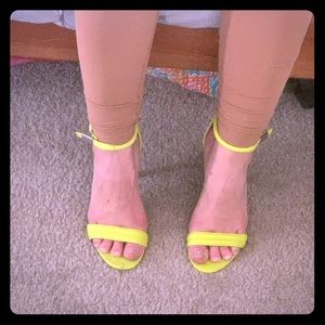 Prabal Gurung for Target lime green heels 7.5